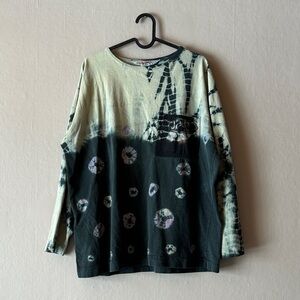 Vintage 90s Jou Jou Tye Dye Long Sleeve
